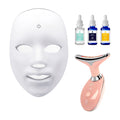 Pursonic Complete LED Skincare Bundle – 7-in-1 LED Face Mask + Sculpting Wand + Anti-Aging Serum Set-0